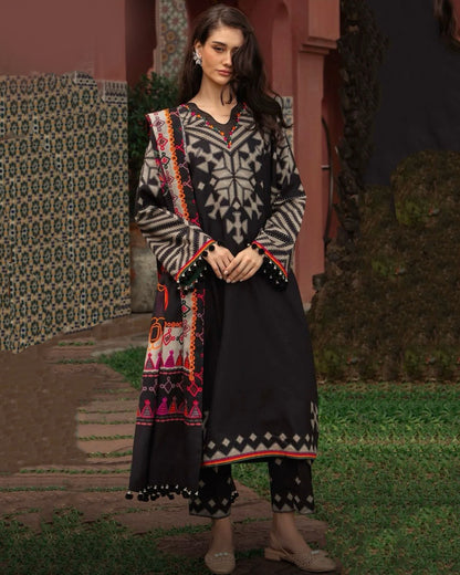 BAROQUE Lawn Printed 3Piece D-004