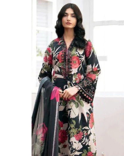 BAROQUE Lawn Printed 3Piece D-012