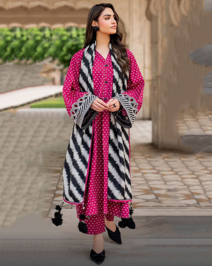 BAROQUE Lawn Printed 3Piece D-011