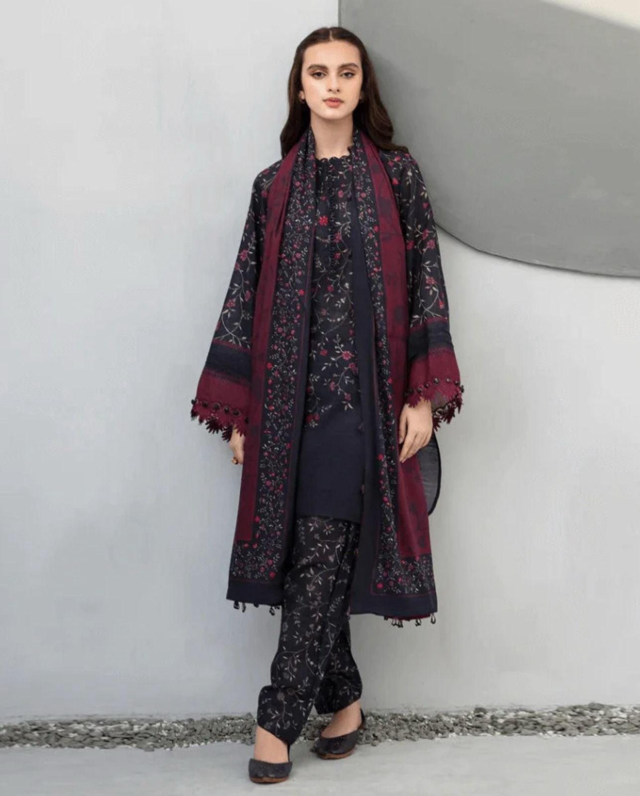 BAROQUE Lawn Printed 3Piece D-013