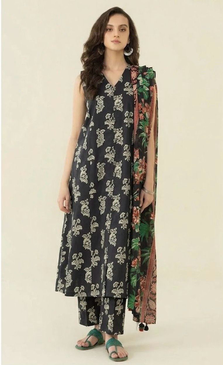 Sapphire Lawn Printed 3Piece D-009