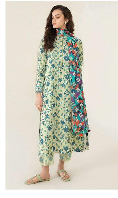 Sapphire Lawn Printed 3Piece D-003