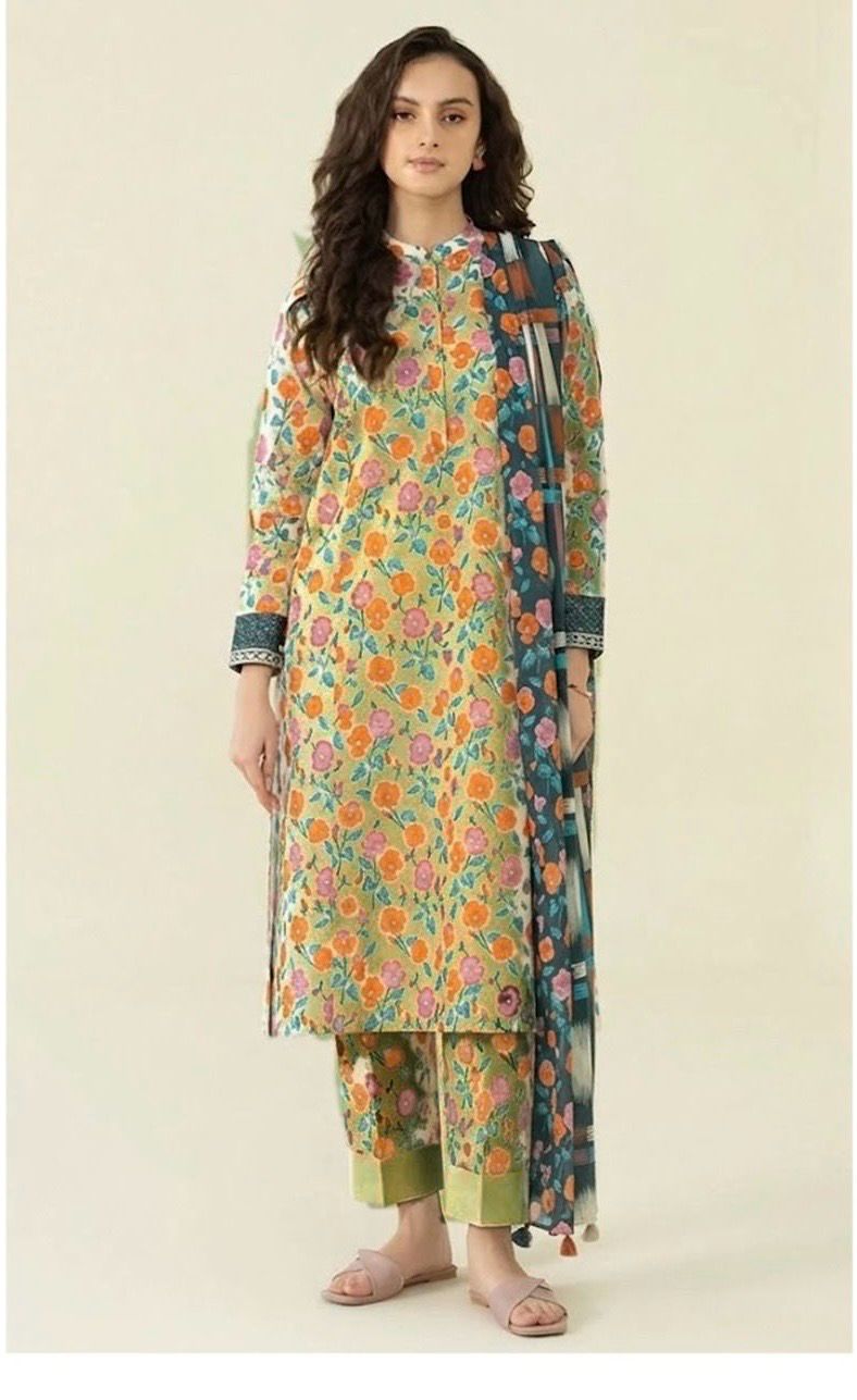 Sapphire Lawn Printed 3Piece D-005